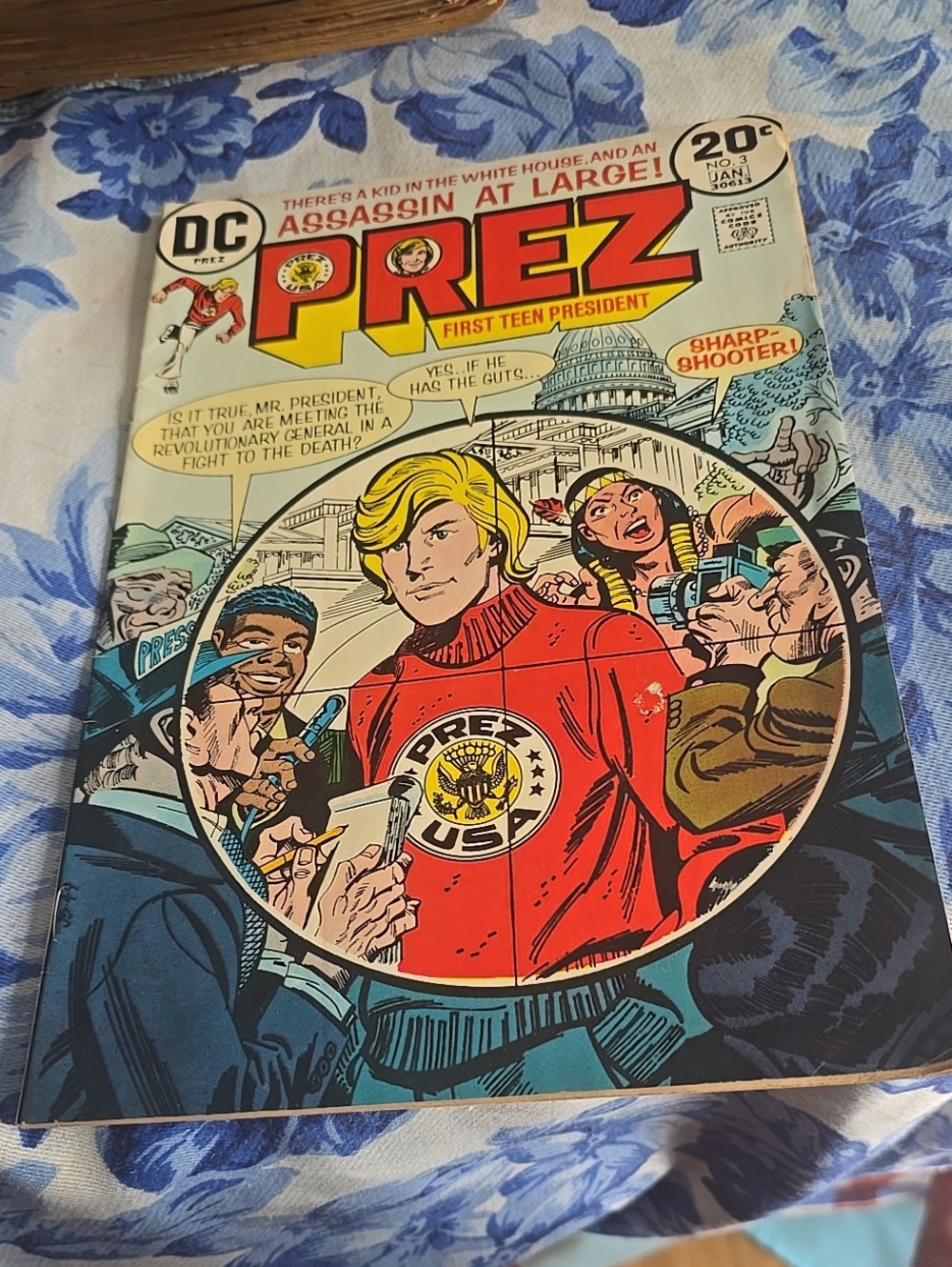 Prez #3 DC Comics 1974 First Teen President